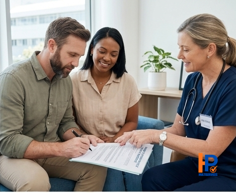 Cliente usando su seguro de salud